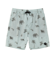 【OUTLET】RVCA キッズ BARNES ELASTIC SHORT ボードショーツ/サーフトランクス BPP0【2024年春夏モデル】