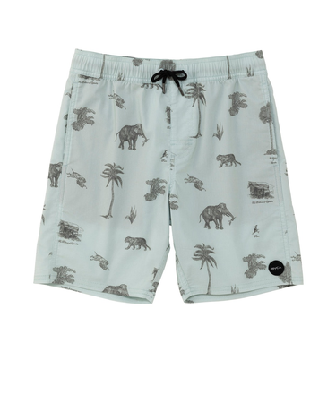 【OUTLET】RVCA キッズ BARNES ELASTIC SHORT ボードショーツ/サーフトランクス BPP0【2024年春夏モデル】