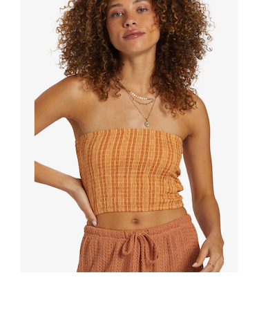 【OUTLET】BILLABONG レディース KEEP IT SIMPLE デザイントップス 【2024年夏モデル】