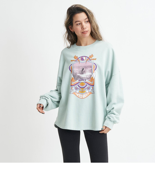 【ROXY ロキシー 公式通販】ロキシー（ROXY）【OUTLET】Roxy RIDING WAVES スウェット トップ