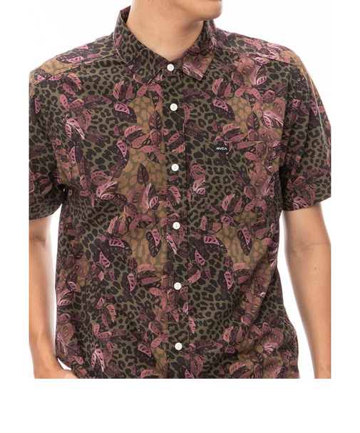 【RVCA ルーカ公式通販】ルーカ (RVCA)【OUTLET】RVCA メンズ ANYTIME SS ショートスリーブシャツ 【2024年春夏モデル】