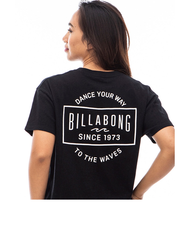 【OUTLET】BILLABONG レディース SQUARE ARCH LOGO TEE Ｔシャツ 【2024年夏モデル】
