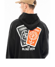 【OUTLET】ELEMENT メンズ CARD HOOD パーカー FBK 【2024年春夏モデル】