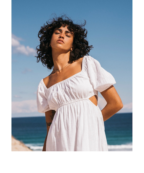 【OUTLET】BILLABONG レディース ON THE COAST ロングワンピース 【2024年春夏モデル】