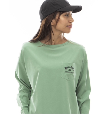 【OUTLET】BILLABONG レディース 【A/Div.】 ADIV UTILITY L/S TEE 長袖ラッシュガード 【2024年春夏モデル】