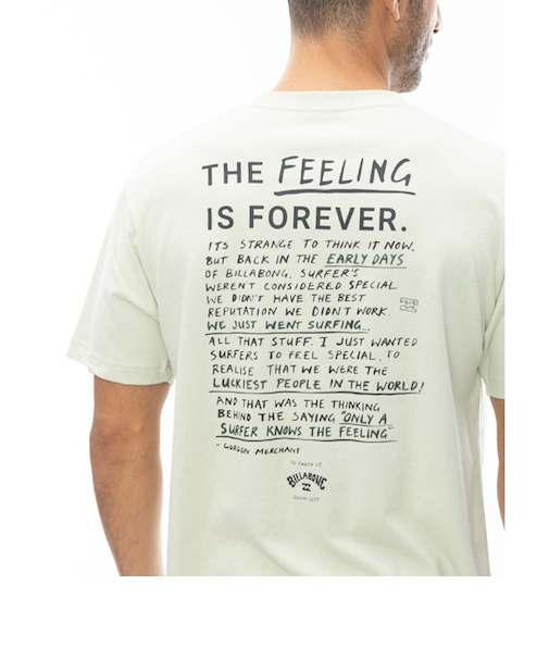 【OUTLET】BILLABONG メンズ FEELING IS FOREVER Ｔシャツ 【2024年春夏モデル】