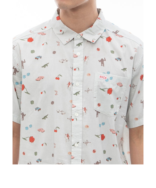 【OUTLET】RVCA メンズ 【LUKE P】 LUKE P SS ショートスリーブシャツ 【2024年夏モデル】