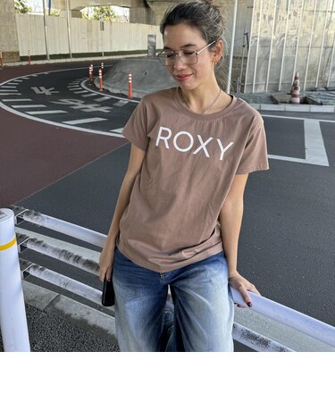 【ROXY ロキシー 公式通販】ロキシー（ROXY）【OUTLET】Roxy SPORTS ウィメンズ 半袖Tシャツ 丈短め ROXYロゴ