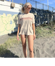 【ROXY ロキシー 公式通販】ロキシー（ROXY）【OUTLET】Roxy RETRO 90'S RASH ラッシュガード