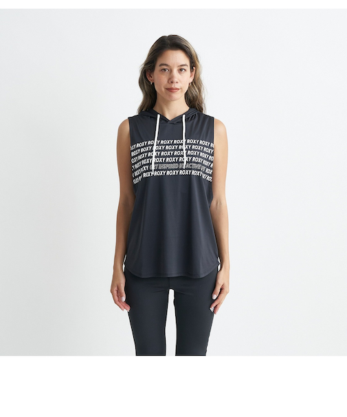 【OUTLET】Roxy 水陸両用 速乾 UVカット フード付きタンクトップ GO WITH THE FLOW