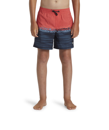 【OUTLET】Quiksilver EVERYDAY WORDBLOCK VLY YTH 14 キッズ ボードショーツ