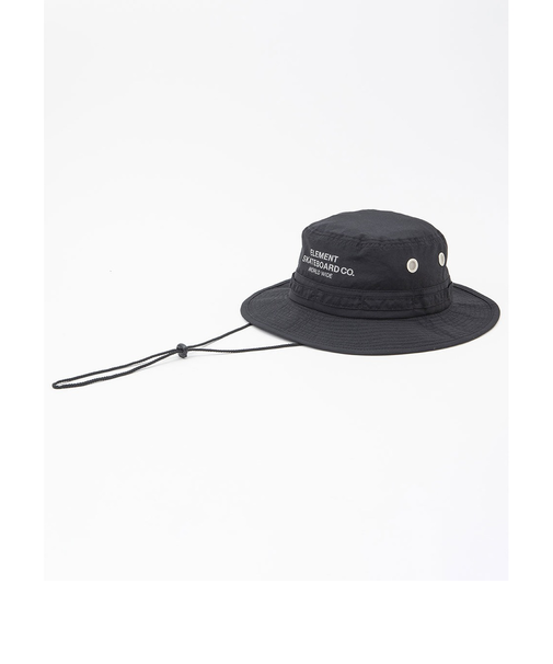 【OUTLET】【近日入荷予定！】ELEMENT メンズ SUNNY JUNGLE HAT WR ハット FBK 【2024年春夏モデル】