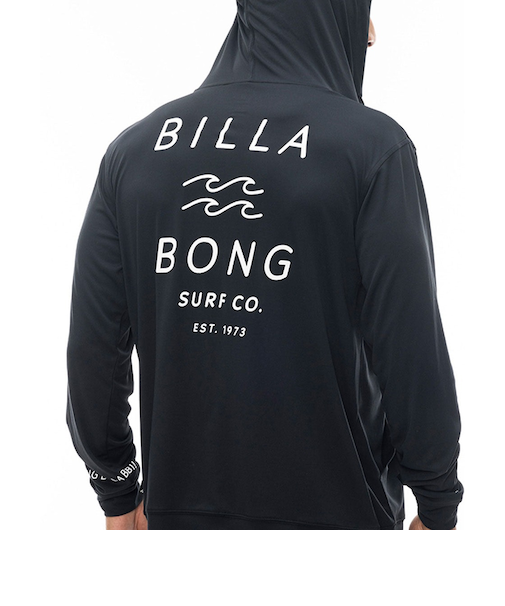 【OUTLET】BILLABONG メンズ RASH ZIP HOOD ラッシュガード 【2024年春夏モデル】
