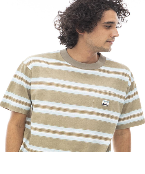 OUTLET】BILLABONG メンズ VINTAGE STRIPE BOARDER Tシャツ