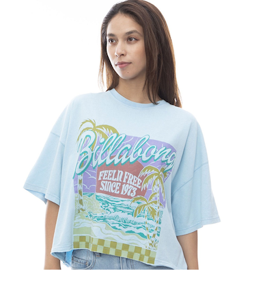 【OUTLET】BILLABONG レディース GRAPHIC CROPPED TEE クロップドＴシャツ 【2024年春夏モデル】