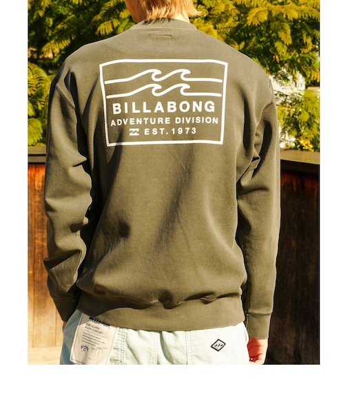 【OUTLET】BILLABONG メンズ 【A/Div.】 ADIV CREW トレーナー 【2024年春夏モデル】