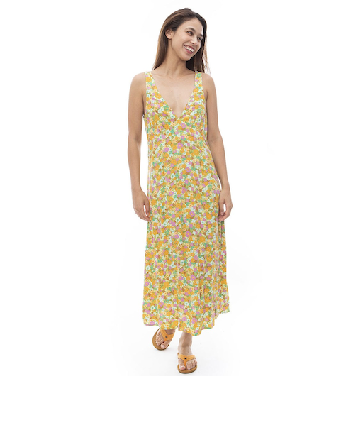 【OUTLET】【近日入荷予定！】BILLABONG レディース FEEL THE LOVE MIDI ドレス 【2024年春夏モデル】