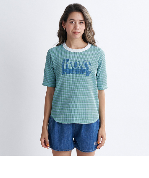 【OUTLET】Roxy HUGGABLE TEE ウィメンズ 半袖Tシャツ ROXYロゴ フィットネス スポーツ