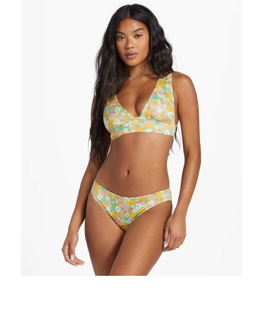 【OUTLET】【直営店限定】BILLABONG レディース ON THE BRIGHT SIDE PLUNGE ビキニ GJE0 【2024年春夏モデル】