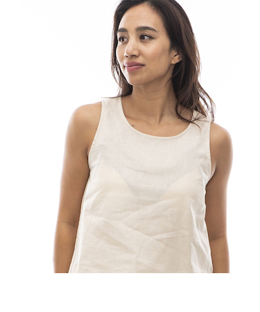 【OUTLET】BILLABONG レディース 【CHILLWEAR】 LINEN COTTON WOVEN TANK タンクトップ 【2024年夏モデル】