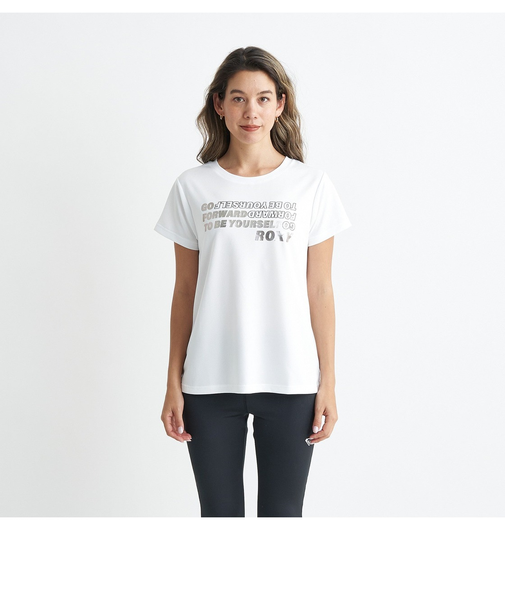 【ROXY ロキシー 公式通販】ロキシー（ROXY）【OUTLET】Roxy BE YOURSELF ウィメンズ 半袖Tシャツ フィットネス スポーツ