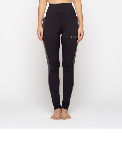 【OUTLET】Roxy 水陸両用 速乾 UVカット レギンス JUMP HIGH METALLIC LEGGINGS