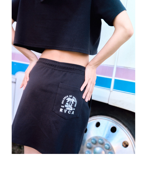 【OUTLET】RVCA レディース THAT BALANCE EASY SKIRT スカート 【2025年夏モデル】