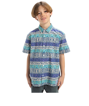 【OUTLET】Quiksilver GLOBAL HEAT SS YOUTH キッズ シャツ