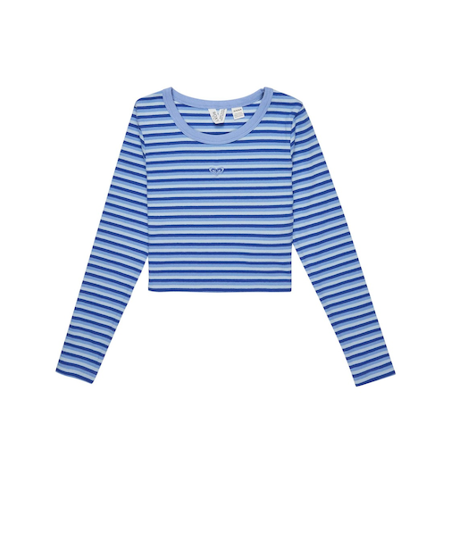 【ROXY ロキシー 公式通販】ロキシー（ROXY）【OUTLET】Roxy HEY YEAH YEAH LS キッズ クロップド丈トップス