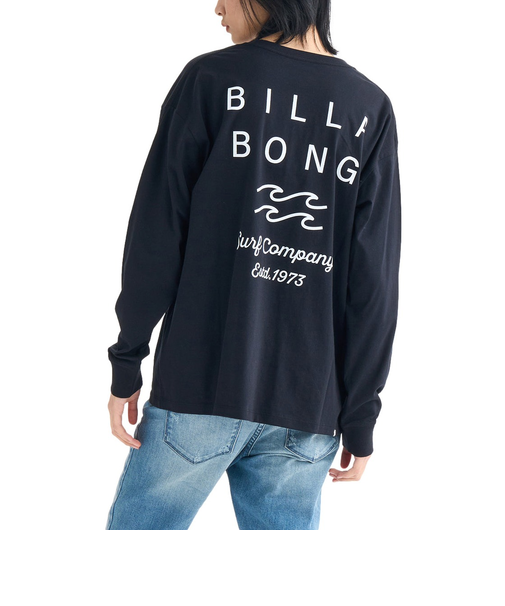 【OUTLET】BILLABONG レディース CLEAN LOGO LOOSE LS TEE ロンＴ 【2025年春夏モデル】