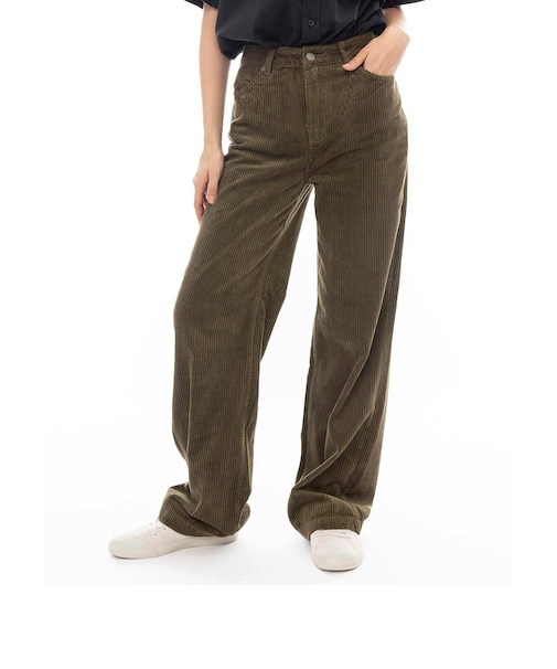 【OUTLET】RVCA レディース COCO CORD PANT ロングパンツ DKO 【2024年秋冬モデル】