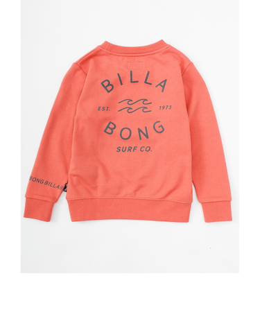 【OUTLET】BILLABONG キッズ ONE TIME トレーナー LRD 【2024年秋冬モデル】