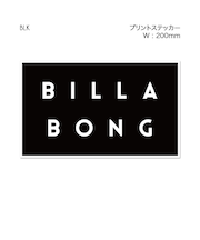 【OUTLET】BILLABONG DIE CUT プリントステッカー/W200mm【定番モデル】