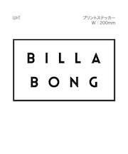 【OUTLET】BILLABONG DIE CUT プリントステッカー/W200mm【定番モデル】