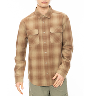 【OUTLET】RVCA メンズ DAYSHIFT FLANNEL LS 長袖シャツ WOO 【2024年秋冬モデル】