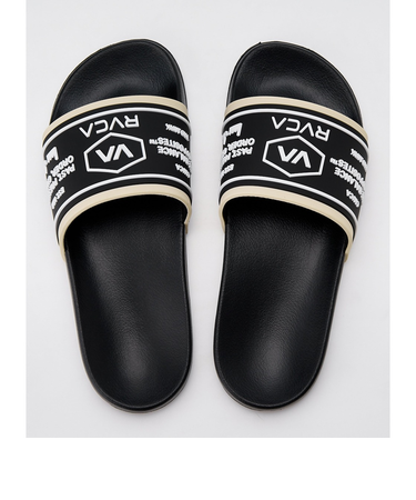 【OUTLET】RVCA メンズ CHAINMAIL SHOWER SLIDE ファッションサンダル 【2025年春夏モデル】