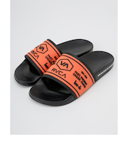 【OUTLET】RVCA メンズ CHAINMAIL SHOWER SLIDE ファッションサンダル 【2025年春夏モデル】