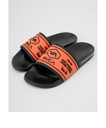 【OUTLET】RVCA メンズ CHAINMAIL SHOWER SLIDE ファッションサンダル 【2025年春夏モデル】