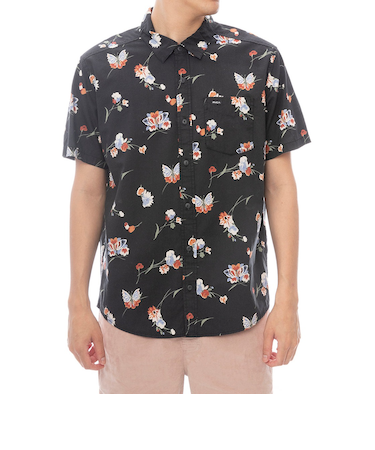 【RVCA ルーカ公式通販】ルーカ （RVCA）【OUTLET】RVCA メンズ MORNING GLORY SS 半袖シャツ 【2025年春夏モデル】
