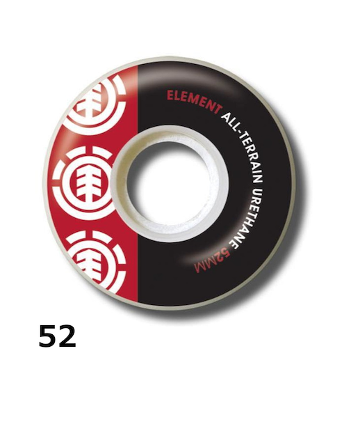【ELEMENT エレメント公式通販】エレメント （ELEMENT）【OUTLET】ELEMENT スケートボード SECTION 52mm ウィール