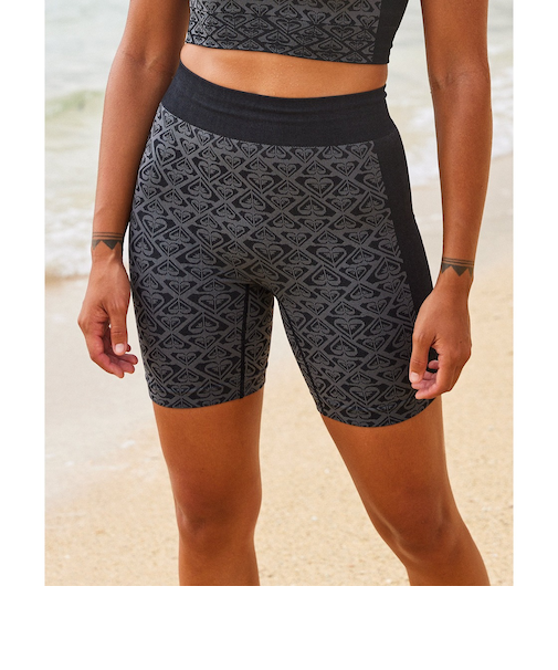 【ROXY ロキシー 公式通販】ロキシー（ROXY）【OUTLET】Roxy CHILLOUT SEAMLESS HEART SHORT バイクショーツ