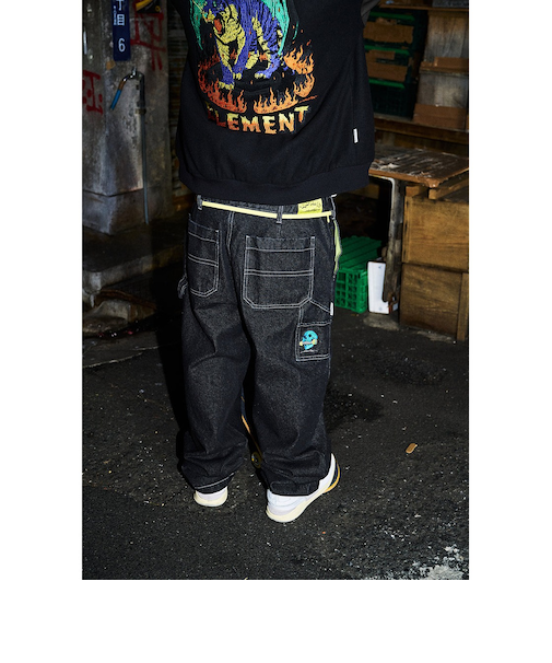 【OUTLET】ELEMENT メンズ HRTN SHOD PANTS HAMM デニムパンツ BDM 【2024年秋冬モデル】