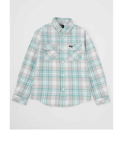 【OUTLET】RVCA キッズ THATLL WORK FLANNEL 長袖シャツ SLB 【2024年秋冬モデル】