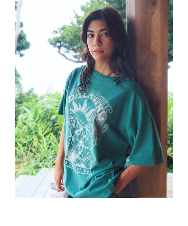 【OUTLET】BILLABONG レディース GRAPHIC PIGMENT LOOSE TEE Tシャツ 【LOOSE FIT】【2025年春夏モデル】