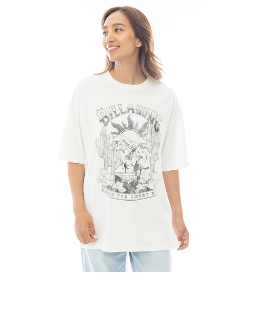 【OUTLET】BILLABONG レディース GRAPHIC PIGMENT LOOSE TEE Tシャツ 【LOOSE FIT】【2025年春夏モデル】