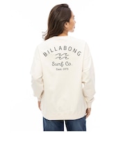 【OUTLET】BILLABONG レディース SOFT CLEAN ARCH LOGO トレーナー WCP 【2024年秋冬モデル】