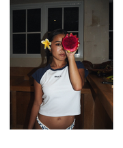 【OUTLET】RVCA レディース MINI RVCA BABY RAGLAN ST Tシャツ 【2025年夏モデル】