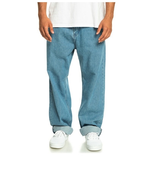 その他 yntpggmj7wr3cfqj3a9p OUTLET】Quiksilver BAGGY NINETIES WASH デニム パンツ メンズ