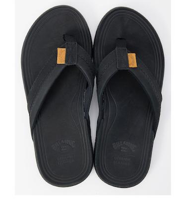【OUTLET】BILLABONG メンズ LEATHER THONGS ビーチサンダル 【2025年春夏モデル】