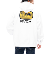 【RVCA ルーカ公式通販】ルーカ （RVCA）【OUTLET】RVCA メンズ TRANSISTOR ZIP HD パーカー WHT 【2024年秋冬モデル】